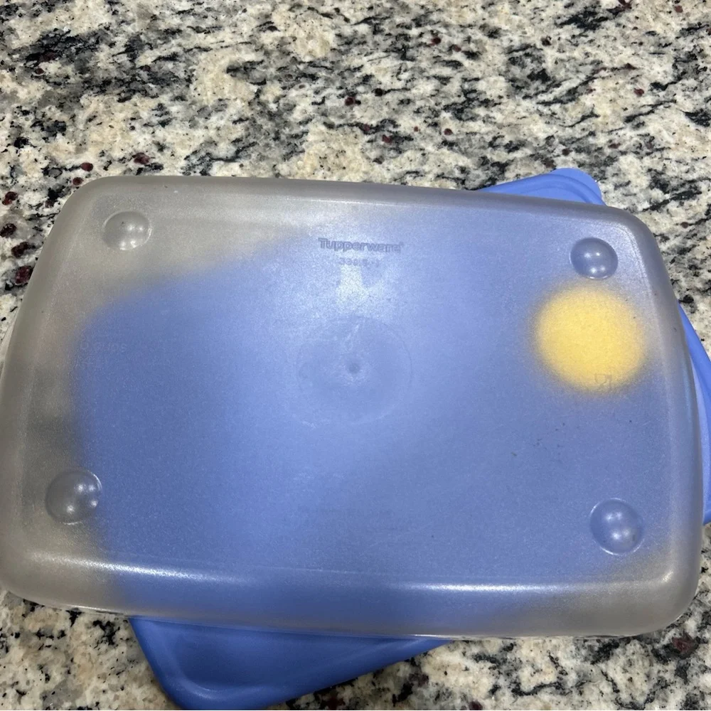 Tupperware Rock N Serve microwavable #3381B-1 with vented lid. Great condition